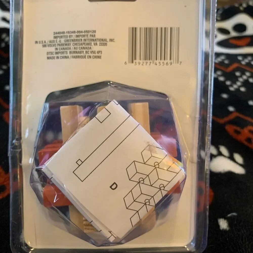 𝅺real Wood Three D Brain Puzzle